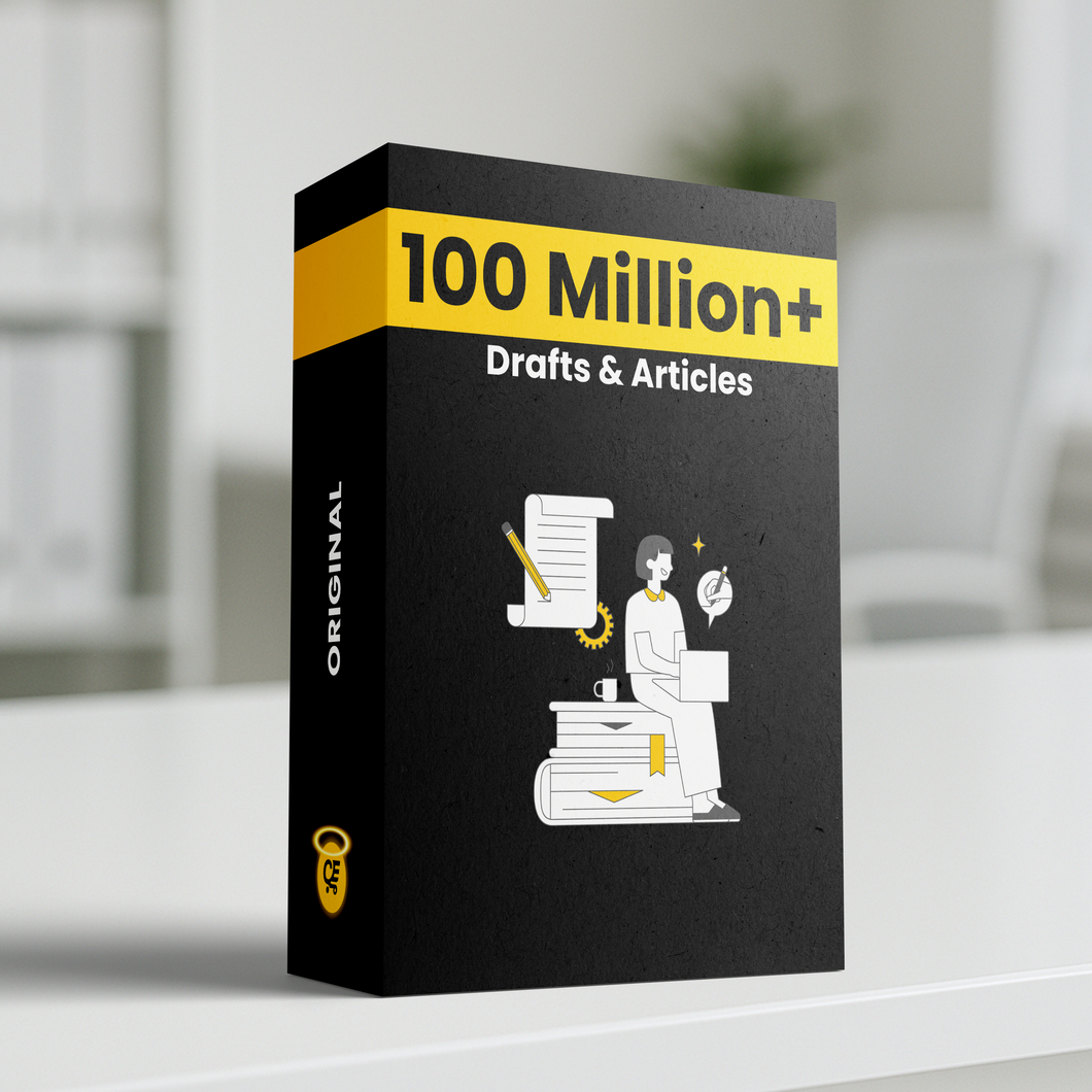 100 Million+ Content Writing, Pre-Made Articles & Drafts (50 Million Just Added)