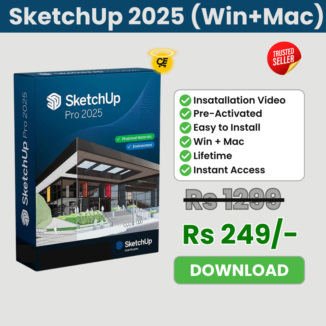 SketchUp 2025 (Pre-Activated) Win + MacOS