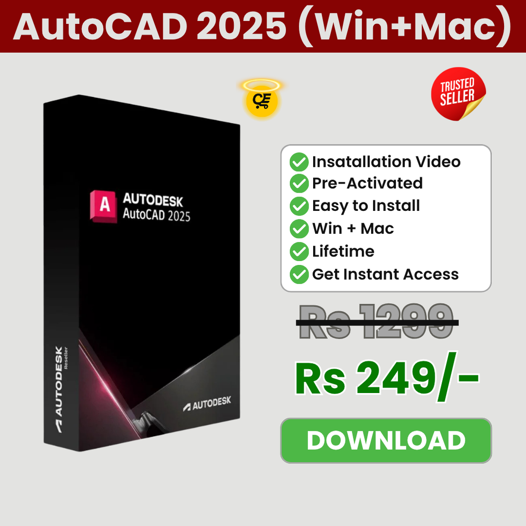 AutoCAD 2025 Latest (Preactivated) WIN + Mac OS