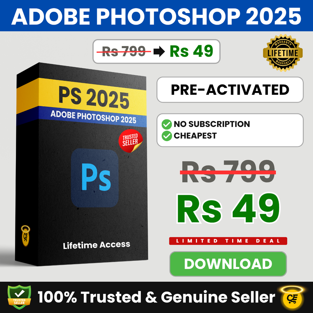 Adobe Photoshop 2025 (Pre-Activated)
