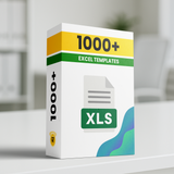 1000+ Excel Templates Bundle